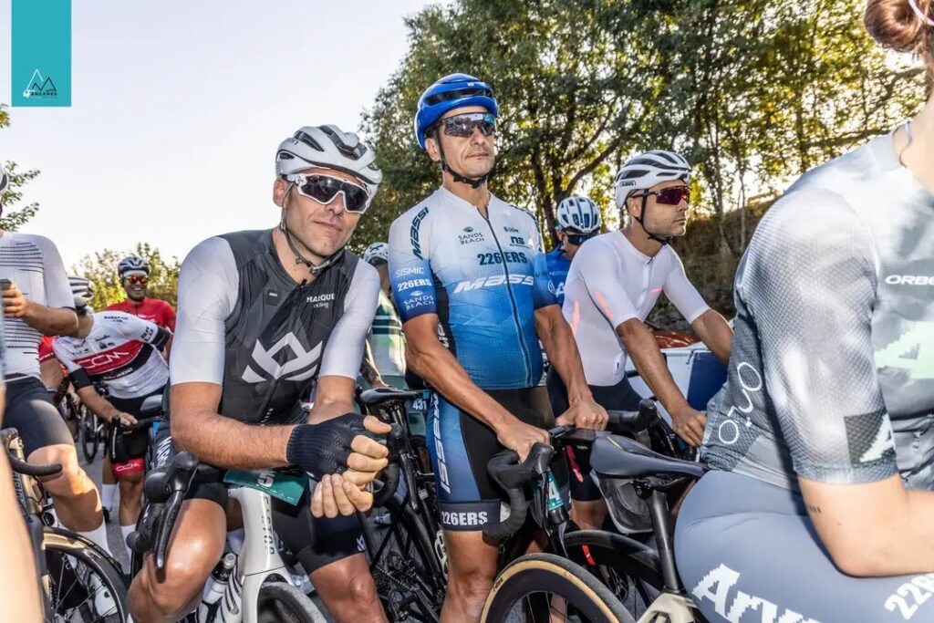 Con Alex Marque en la salida